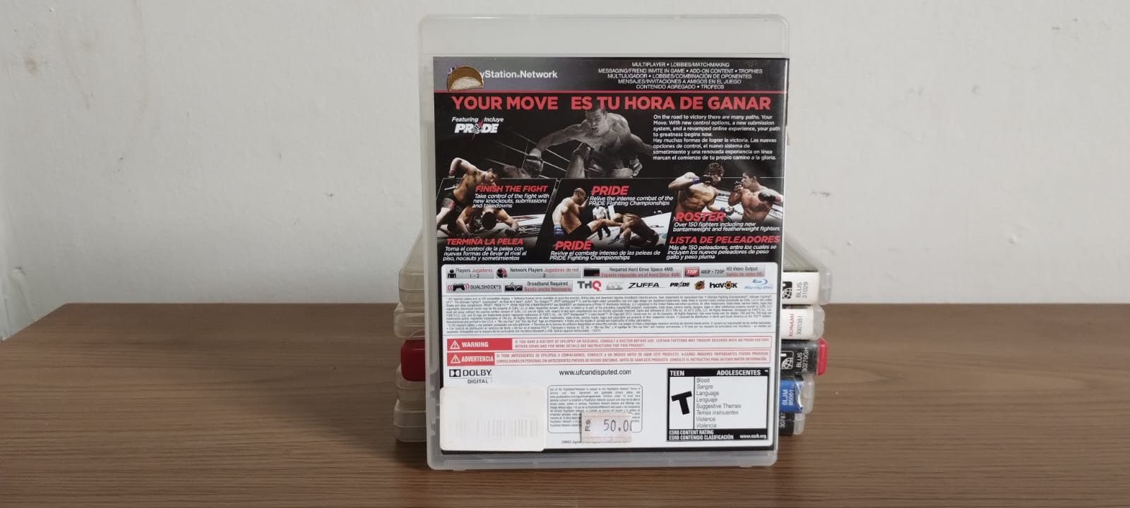 FH/ Jbrogiatto / ORIGINAL UFC UNDISPUTED 3 PS3 19,00 SEGUIDOS DE 3,00