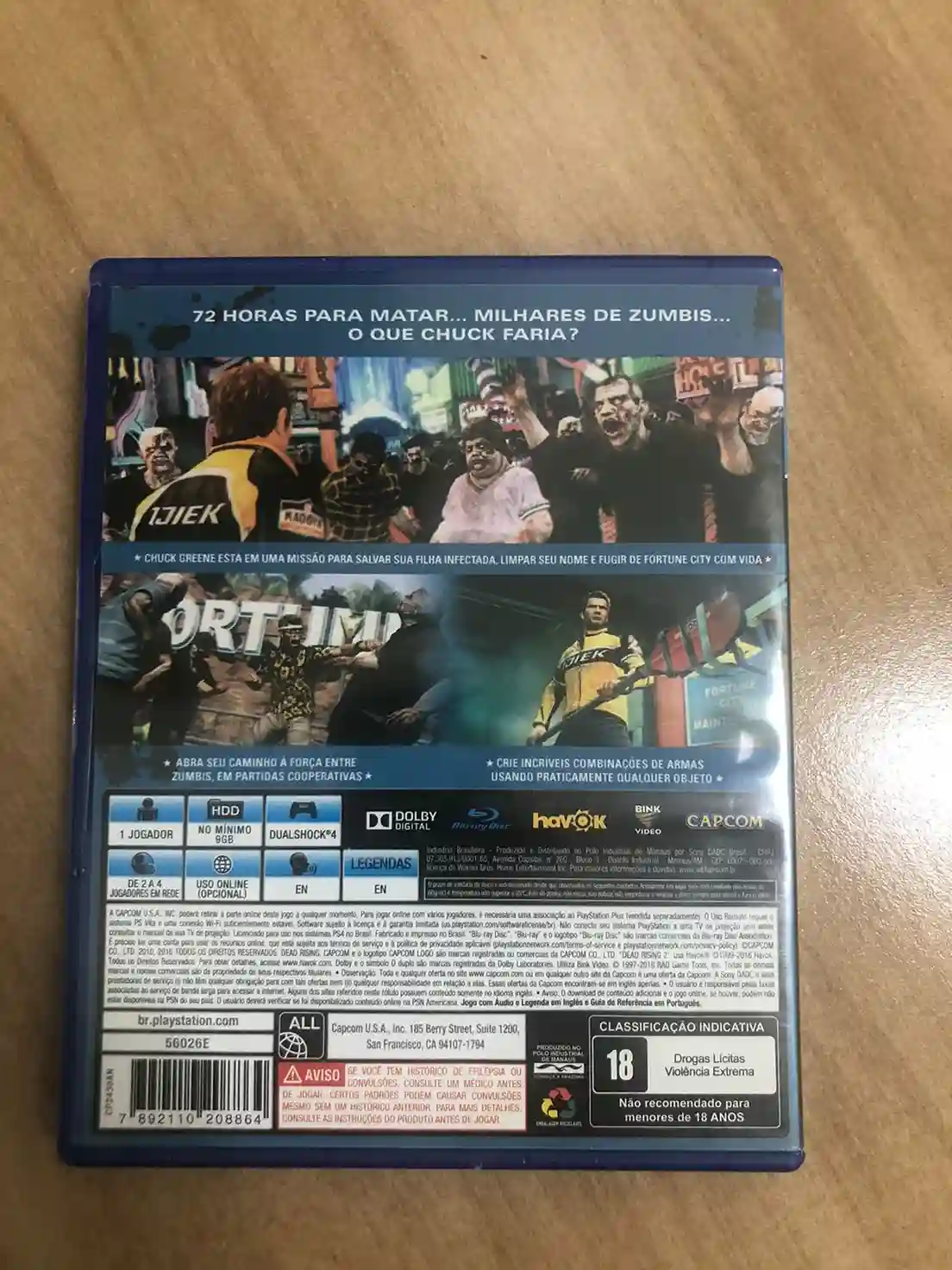 B9/ FELIPE FACO / DEAD RISING 2 PS4 🎮 35,00 SEGUIDOS de 5,00