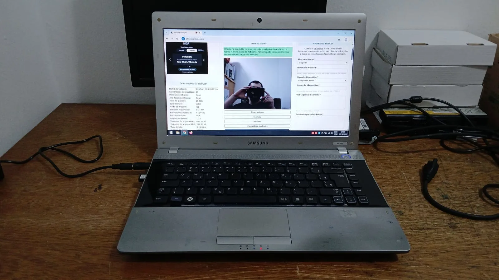 CL/ 😱NOTEBOOK SAMSUNG I3🥳 288,00 SEGUIDOS 9,00😲