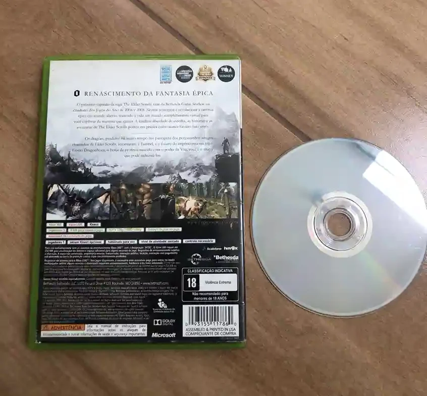 B9/  JOSE CILMAR / THE ELDER SCROLLS V SKYRIM XBOX 360 🔥 29,00 SEGUIDOS DE 6,00