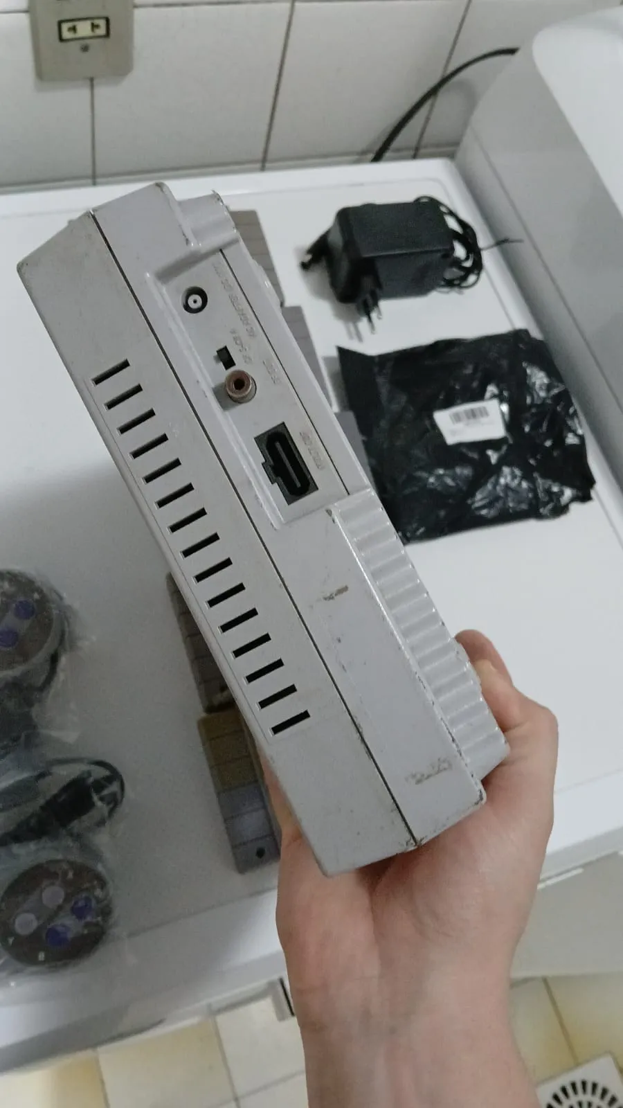 CL/ 😱SUPER NES+5 JOGOS!🥳 200,00 SEGUIDOS 9,00😲