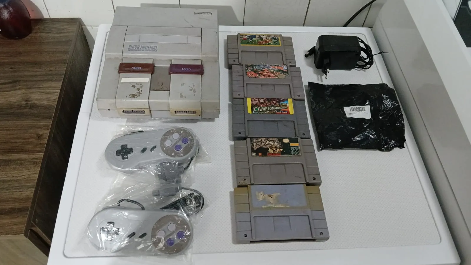 CL/ 😱SUPER NES+5 JOGOS!🥳 200,00 SEGUIDOS 9,00😲