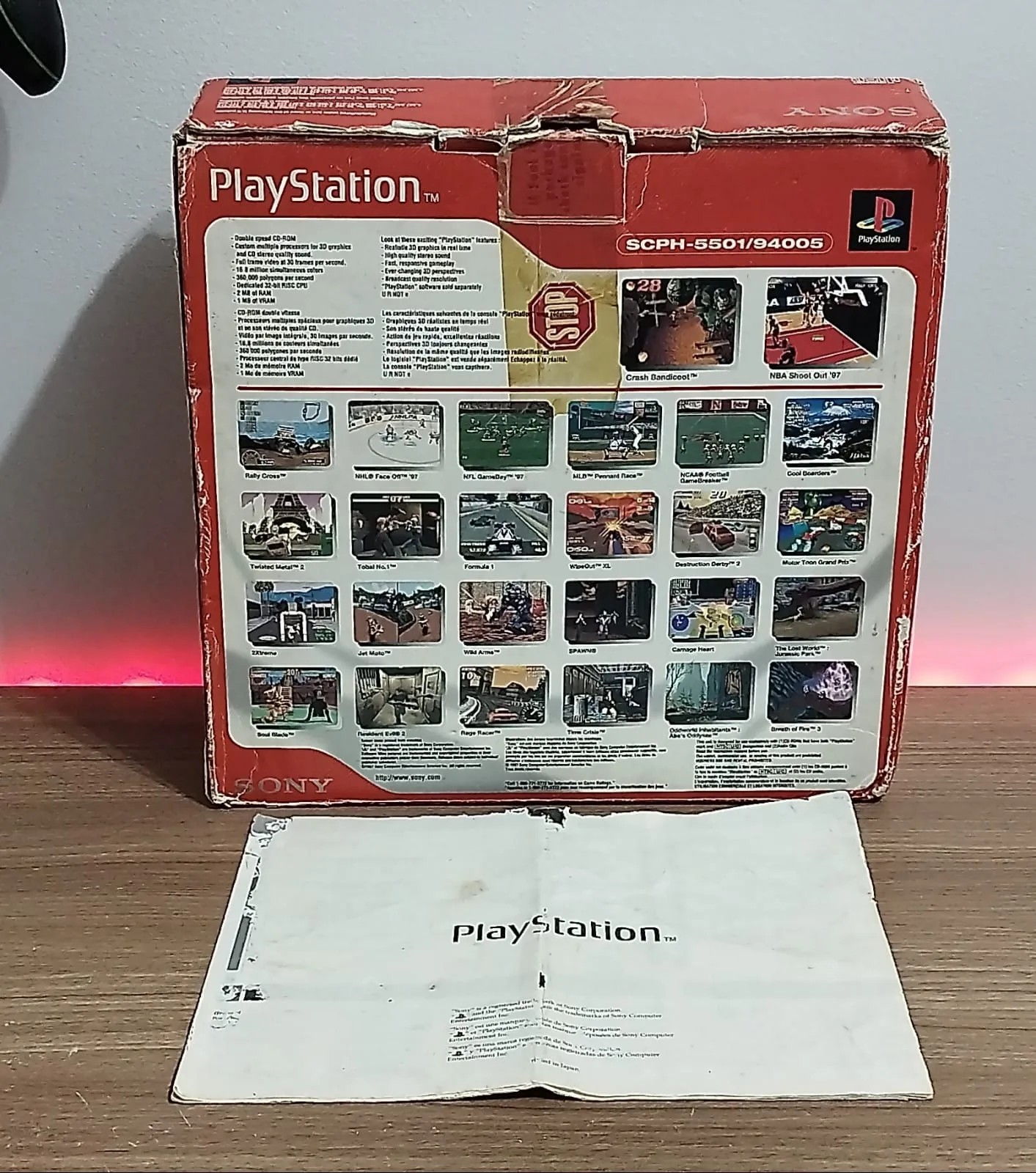 FB/ Felipe Faco /CAIXA DO PS1+MANUAL 129,00 SEGUIDOS DE 8,00♨️