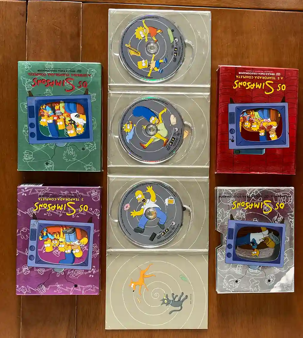 F3/ Paula /DVDS ORIGINAIS OS SIMPSONS😯87,00 SEGUIDOS DE 12,00