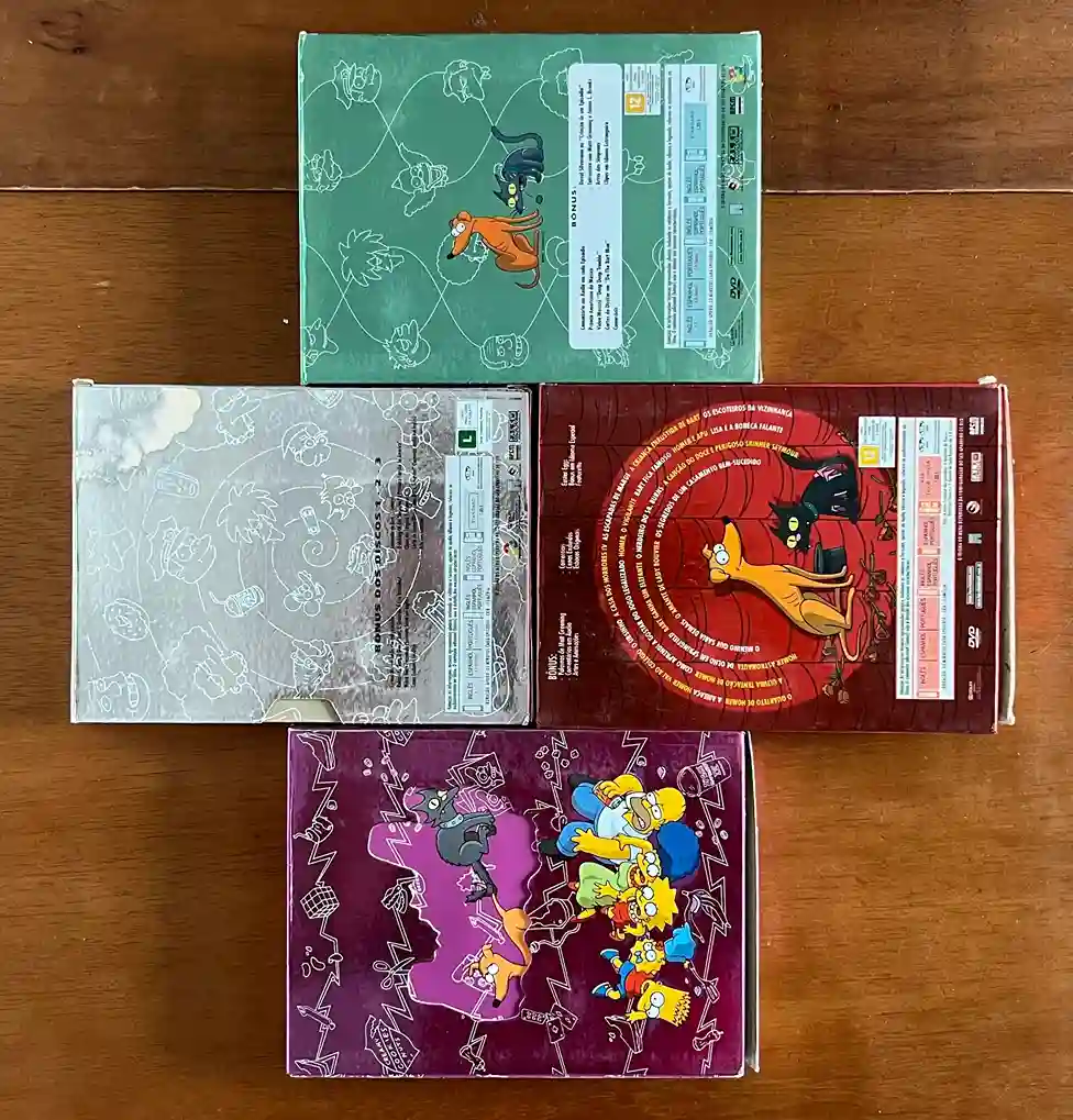 F3/ Paula /DVDS ORIGINAIS OS SIMPSONS😯87,00 SEGUIDOS DE 12,00
