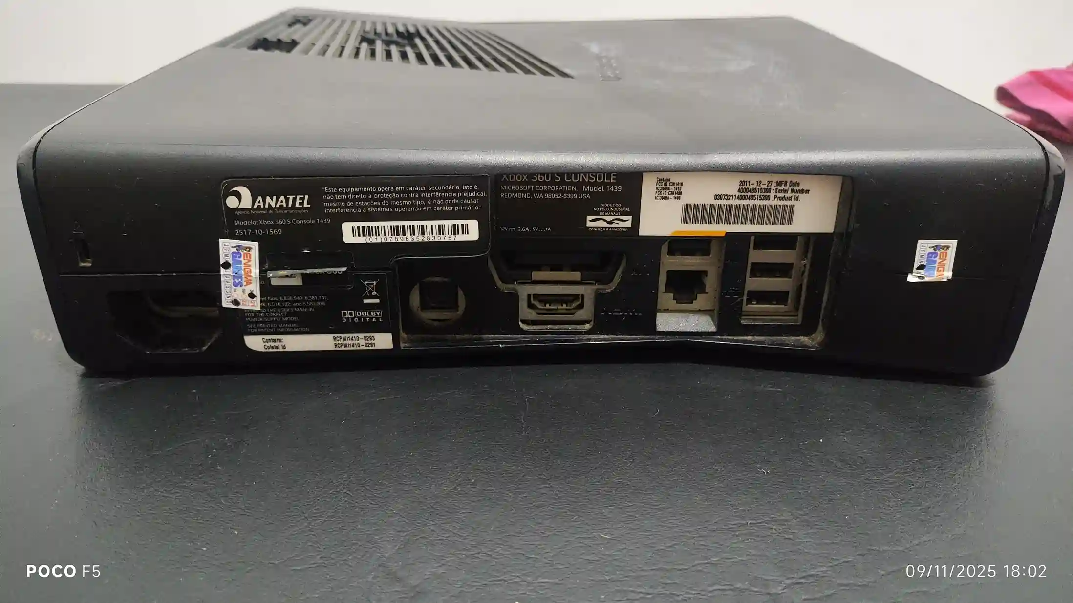 KF/ Valdenir Polaco /XBOX 360 CONSOLE 33,00 SEGUIDOS DE 6,00