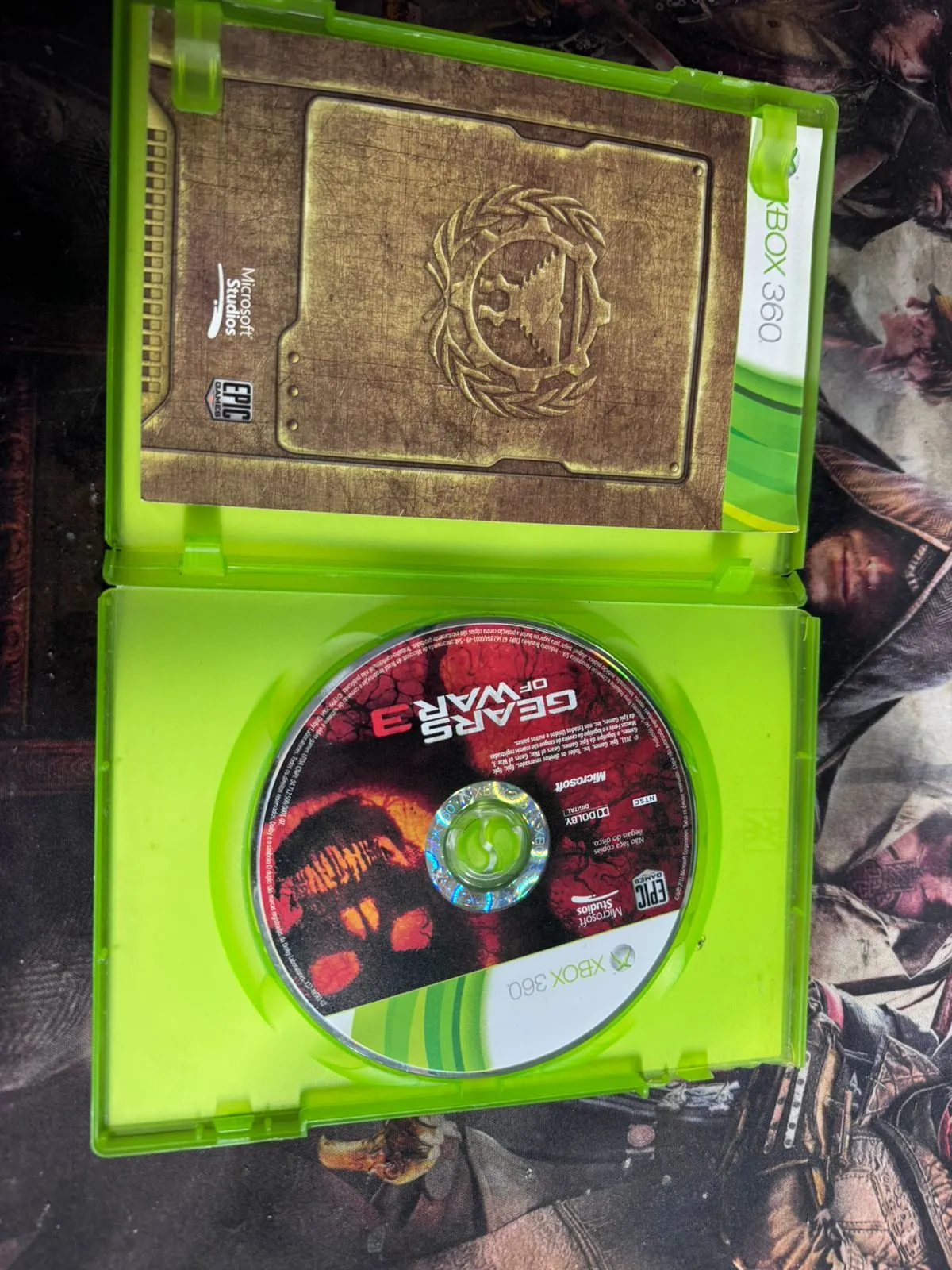 RL/ Julio Cesar Maia Machado /GEARS OF WAR ORIGINAL 18,00 SEGUIDOS DE 4,00