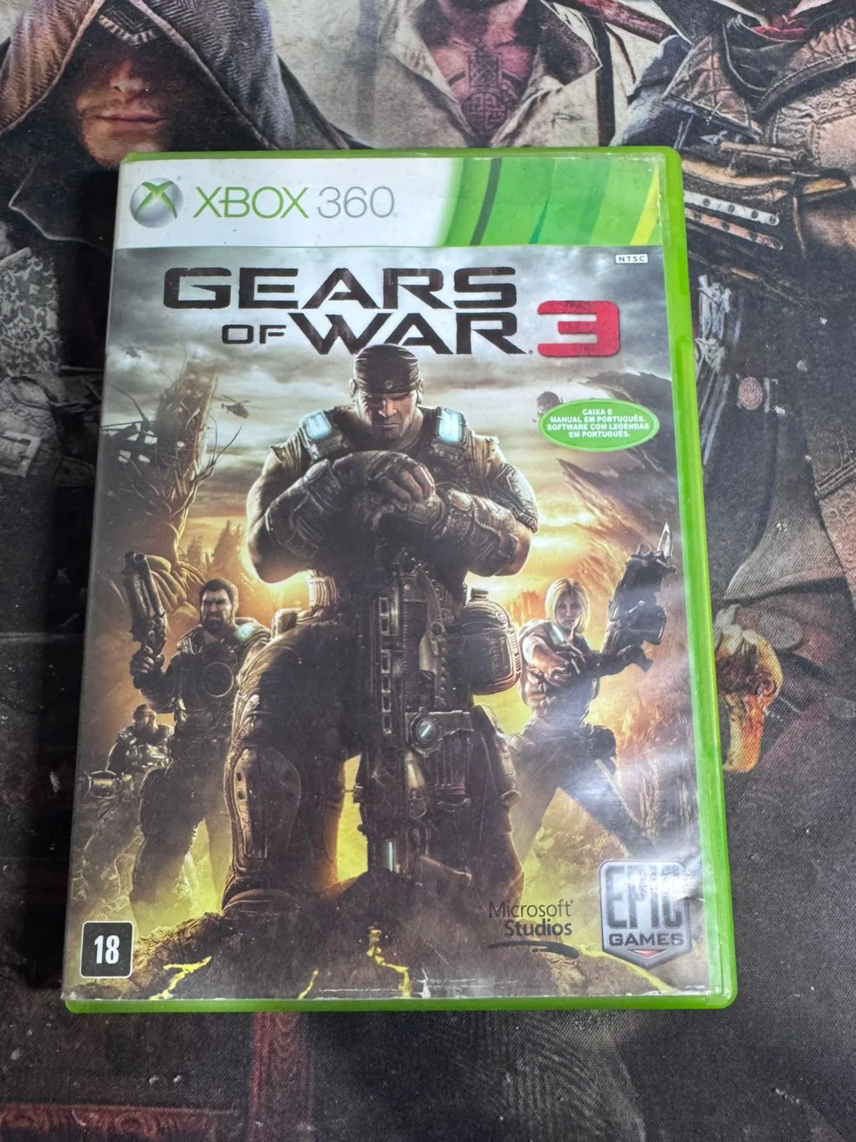 RL/ Julio Cesar Maia Machado /GEARS OF WAR ORIGINAL 18,00 SEGUIDOS DE 4,00