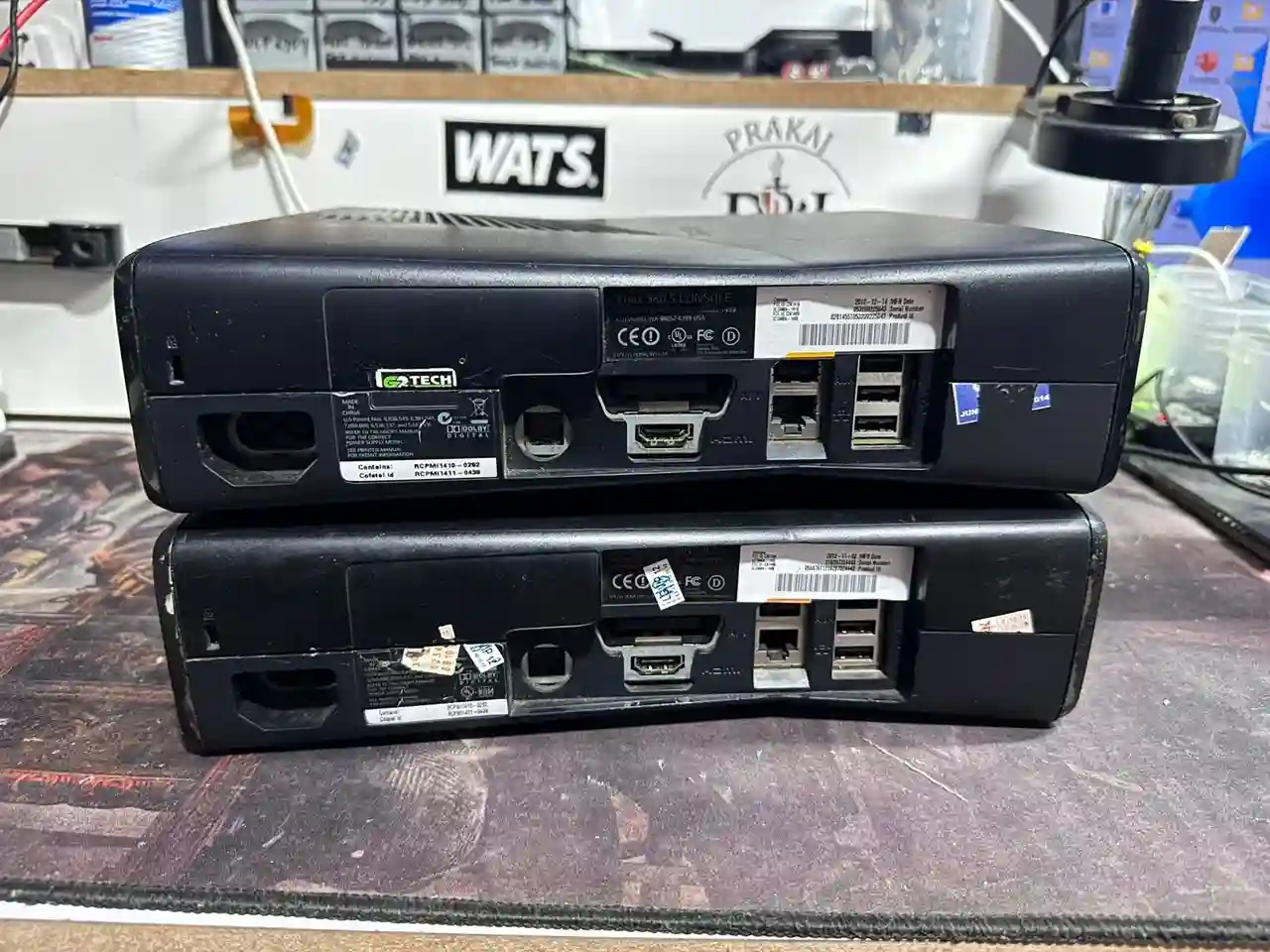 RL/ 2 XBOX 360 PARA RETIRADA DE PEÇAS 50,00 SEGUIDOS DE 5,00