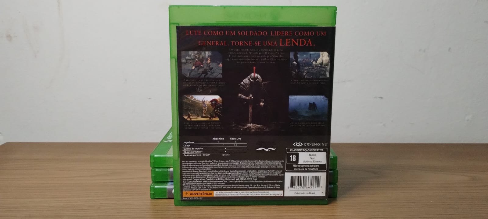 FH/ Alexandre Peres /ORIGINAL RYSE XBOX ONE 36,00 SEGUIDOS DE 3,00