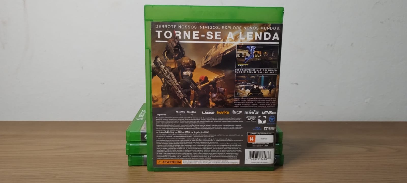 FH/ Angelo Custodio Neto ORIGINAL DESTINY XBOX ONE 26,00 SEGUIDOS DE 3,00