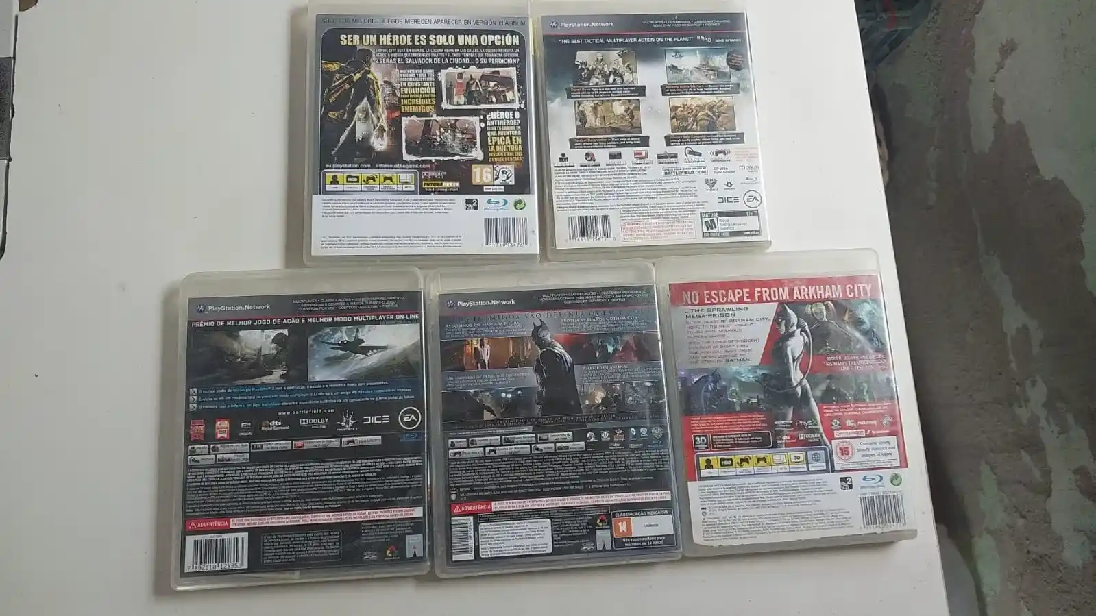 ZE/ LOTE JOGOS PLAYSTATION 3😲87,00 SEGUIDOS DE 9,00