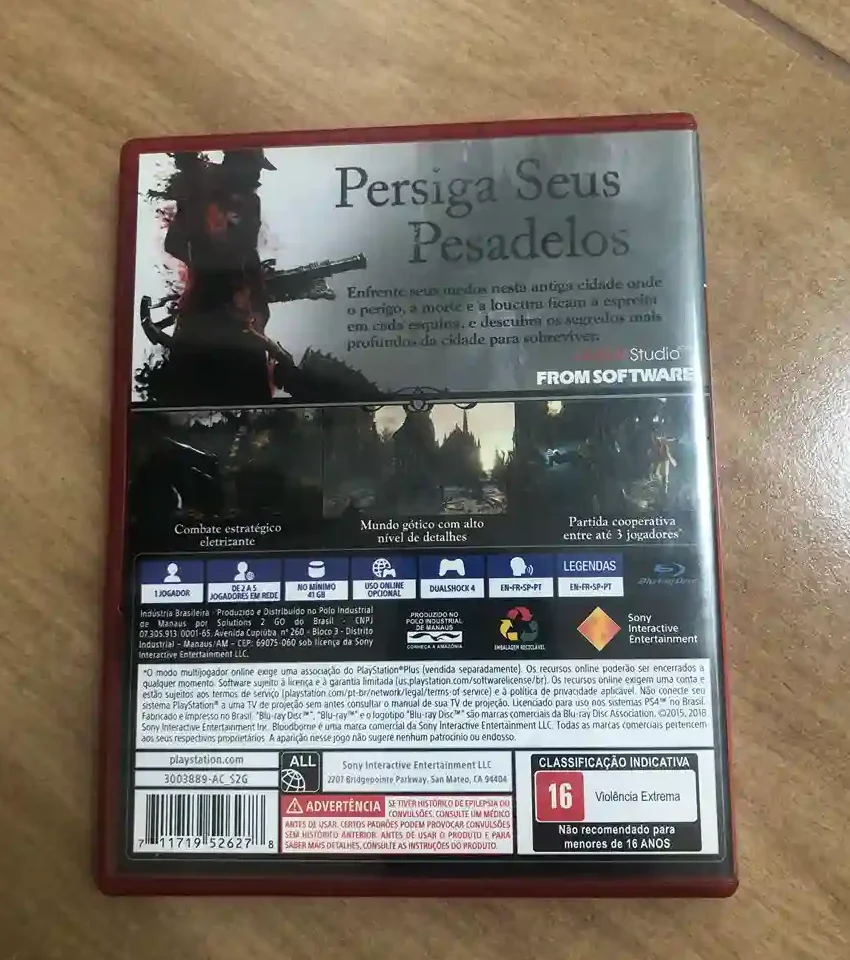 B9/FELIPE FACO/ BLOODBORNE PS4 ⚔ 41,00 SEGUIDOS DE 7,00