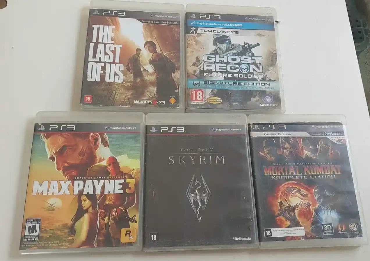 ZE/ Gutaum /LOTE JOGOS PLAYSTATION 3😯127,00 SEGUIDOS DE 5,00