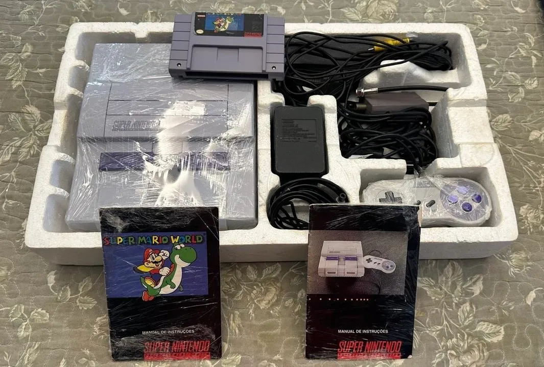R9/ Aldebas /SUPER NINTENDO 001 NA CAIXA😲377,00 SEGUIDOS DE 27,00♨️
