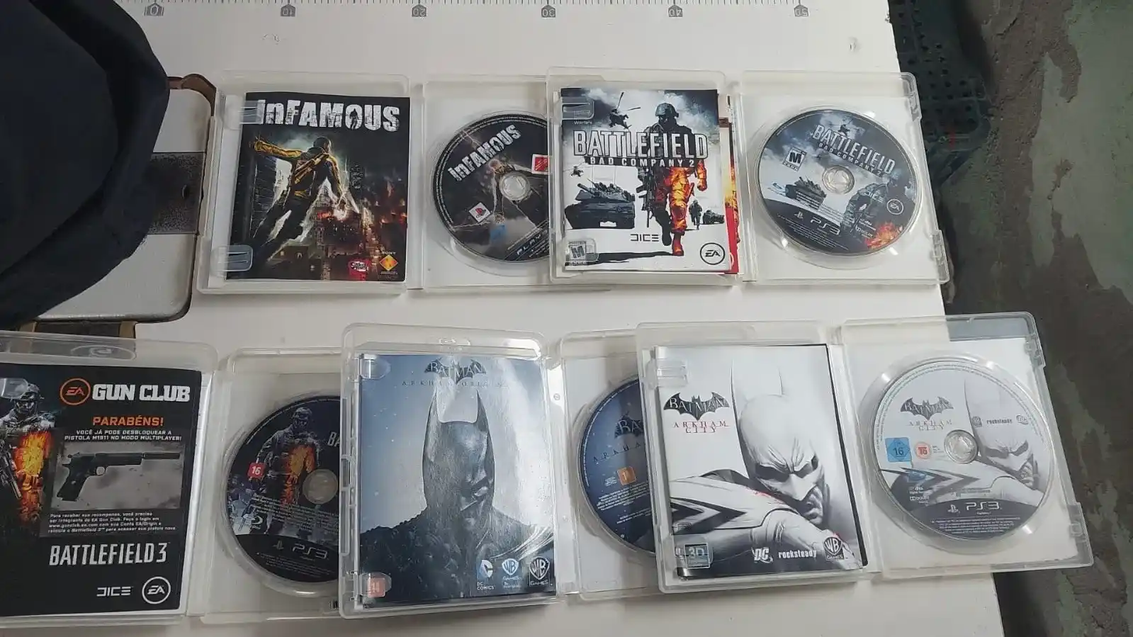 ZE/ LOTE JOGOS PLAYSTATION 3😲87,00 SEGUIDOS DE 9,00