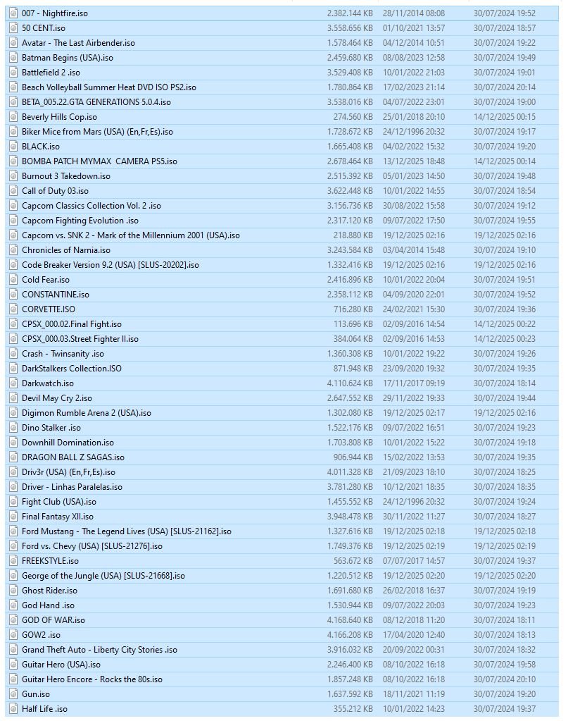 CL/ Cleber augusto santos avelino /HD EXTERNO 2TB LOTADO JOGOS PS2  /😱🥳79,00 SEGUIDOS 18,00😲