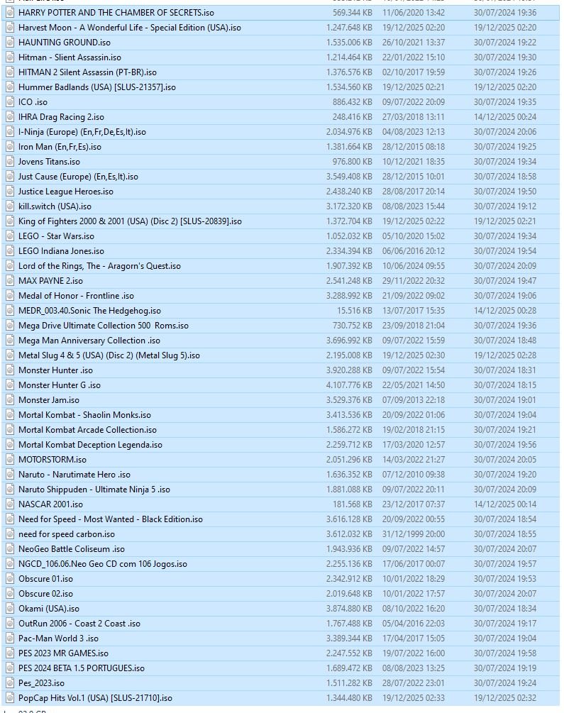 CL/ Cleber augusto santos avelino /HD EXTERNO 2TB LOTADO JOGOS PS2  /😱🥳79,00 SEGUIDOS 18,00😲