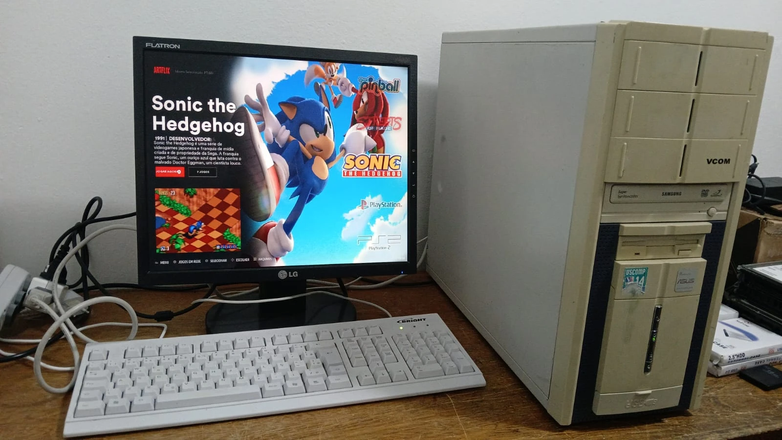 CL/ Pinguim /PC COM BATOCERA /😱🥳119,00 SEGUIDOS 18,00😲