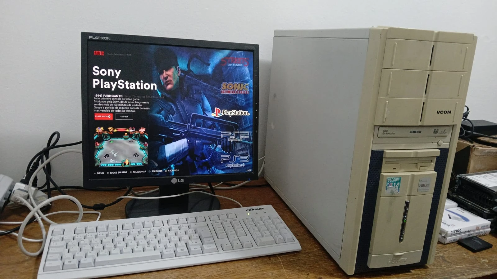 CL/ Pinguim /PC COM BATOCERA /😱🥳119,00 SEGUIDOS 18,00😲