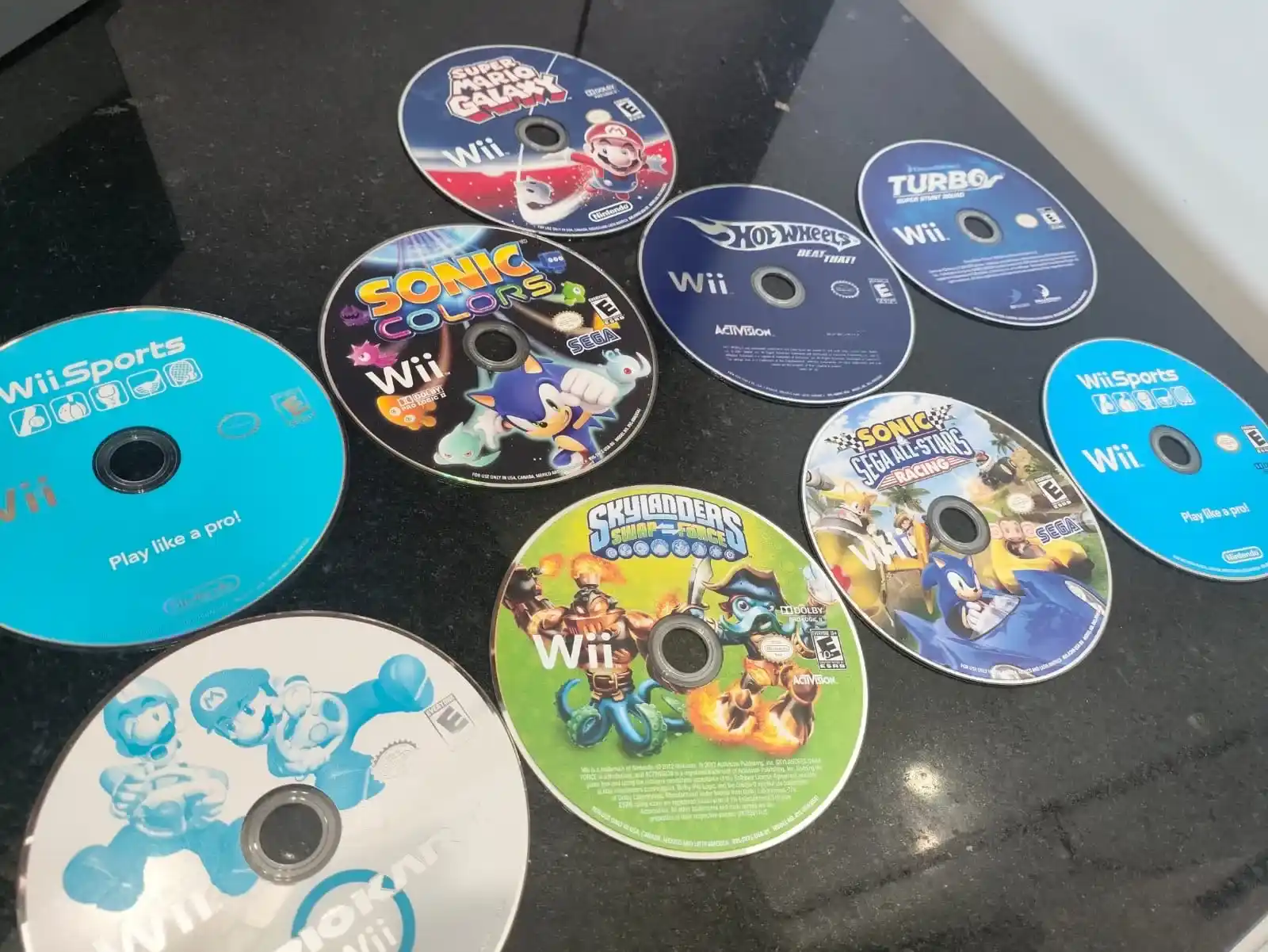 WA/ G***le /LOTE ORIGINAIS JOGOS WII😍79,00 SEGUIDOS DE 9,00