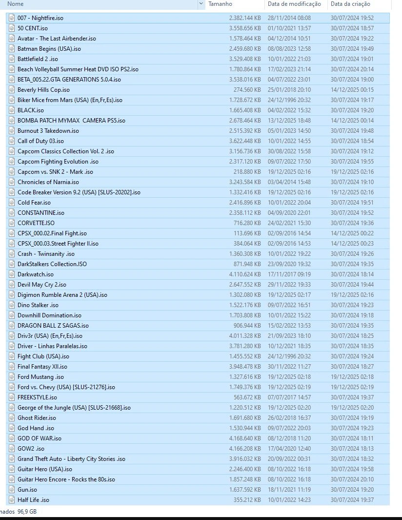 CL/ Lucas88 /3 HDS 500GB LOTADO JOGOS PS2  /😱🥳89,00 SEGUIDOS 18,00😲