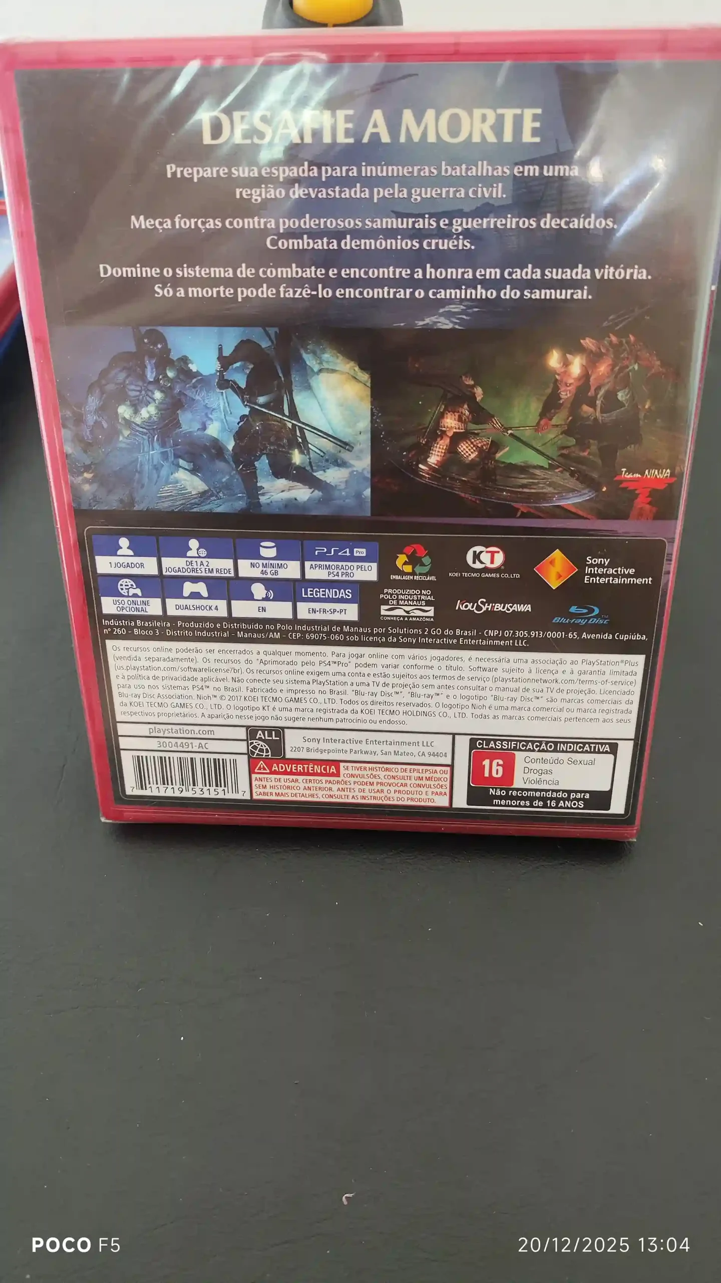 KF/ 17thiagoov/NIOH LACRADO PS4 69,00 SEGUIDOS DE 6,00