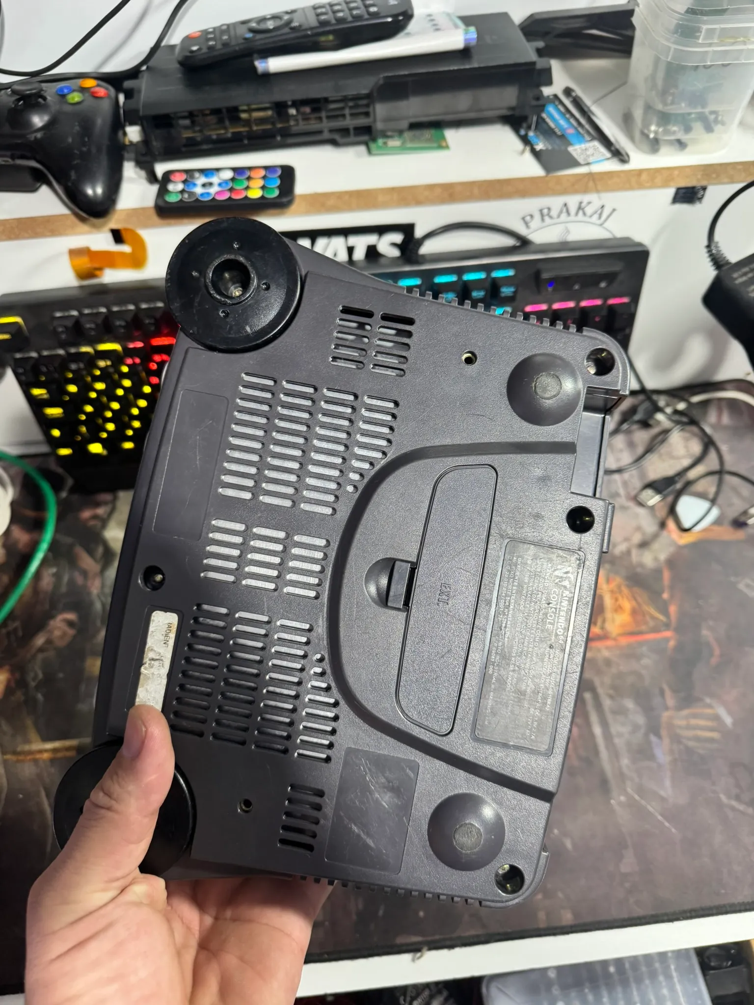 RL/ Steve /NINTENDO N64 FUNCIONANDO 100% 63,00 SEGUIDOS DE 12,00