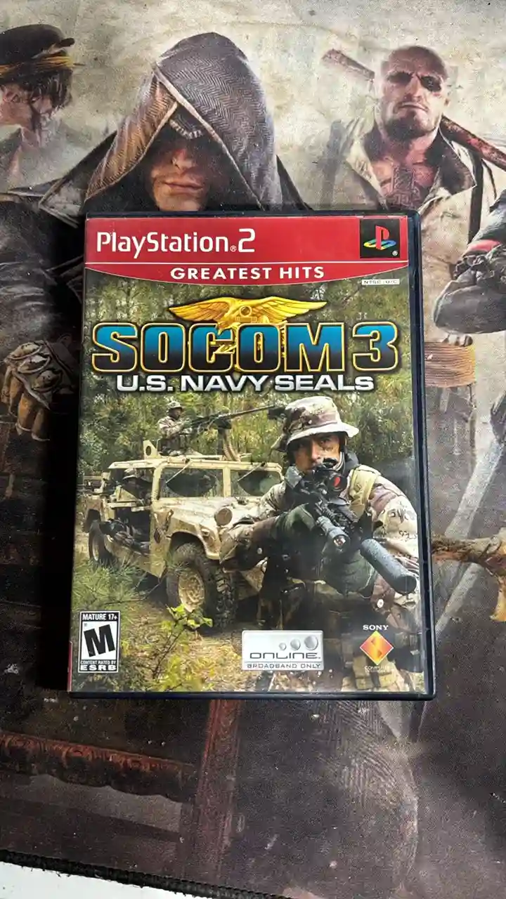 RL/ Tiago Castilhos /JOGO SOCOM 3 ORIGINAL PS2 21,00 SEGUIDOS DE 7,00