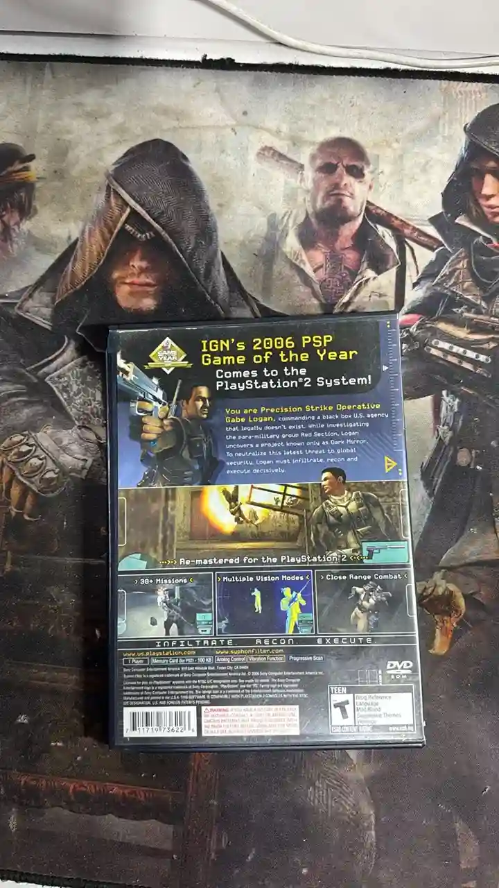 RL/ 17thiagoov /SYPHONFILTER DARK MIRROR ORIGINAL PS2 27,00 SEGUIDOS DE 9,00