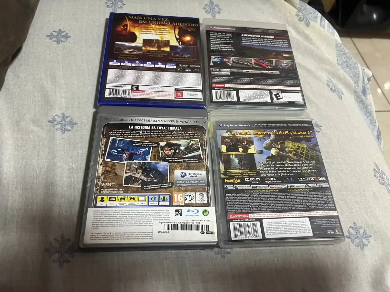 CB/  JOGOS PS3 E PS4,118 SEGUIDOS DE 9,00😍