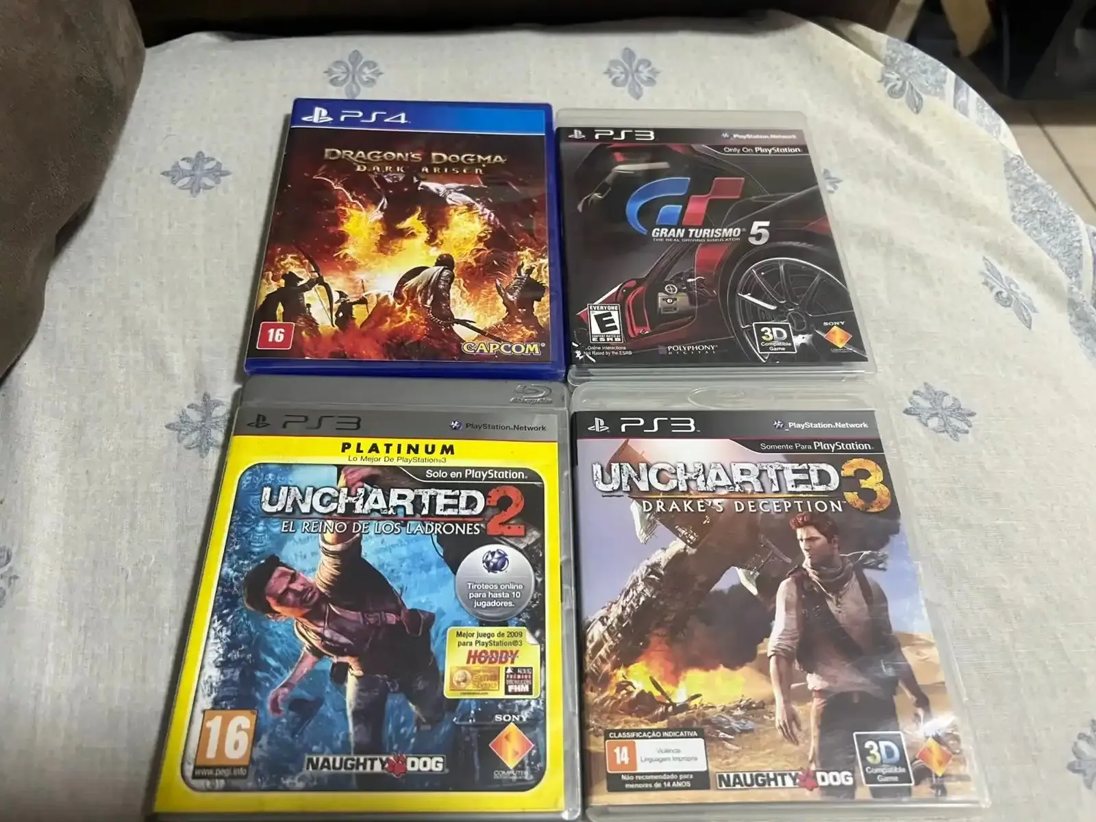 CB/  JOGOS PS3 E PS4,118 SEGUIDOS DE 9,00😍