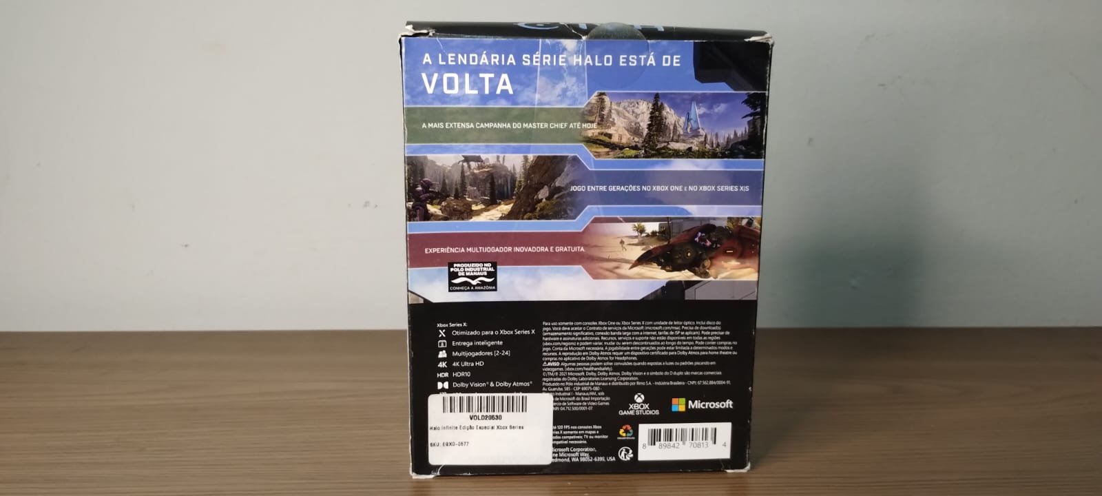 FH/ Erick Torres / ORIGINAL BOX HALO INFINITE LACRADO 89,00 SEGUIDOS DE 10,00