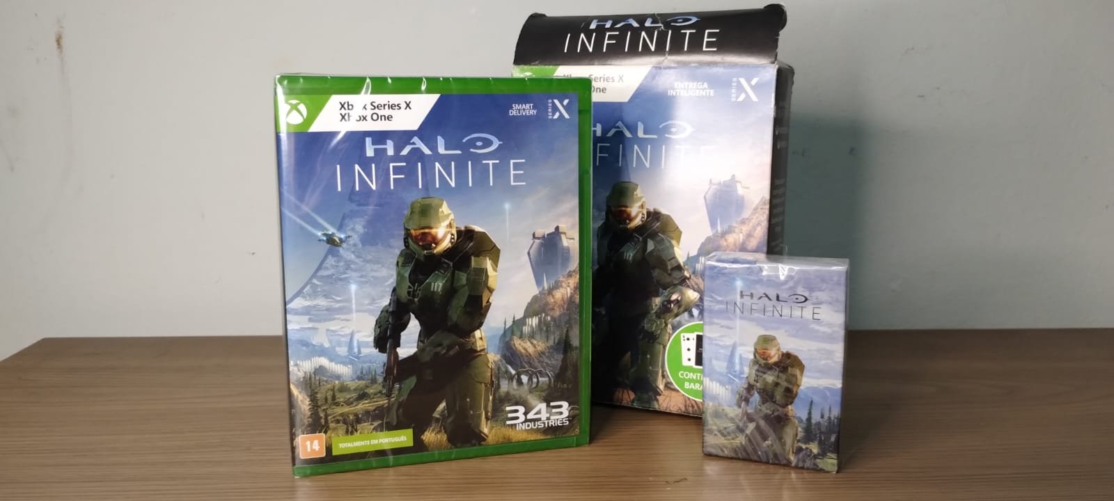 FH/ Erick Torres / ORIGINAL BOX HALO INFINITE LACRADO 89,00 SEGUIDOS DE 10,00