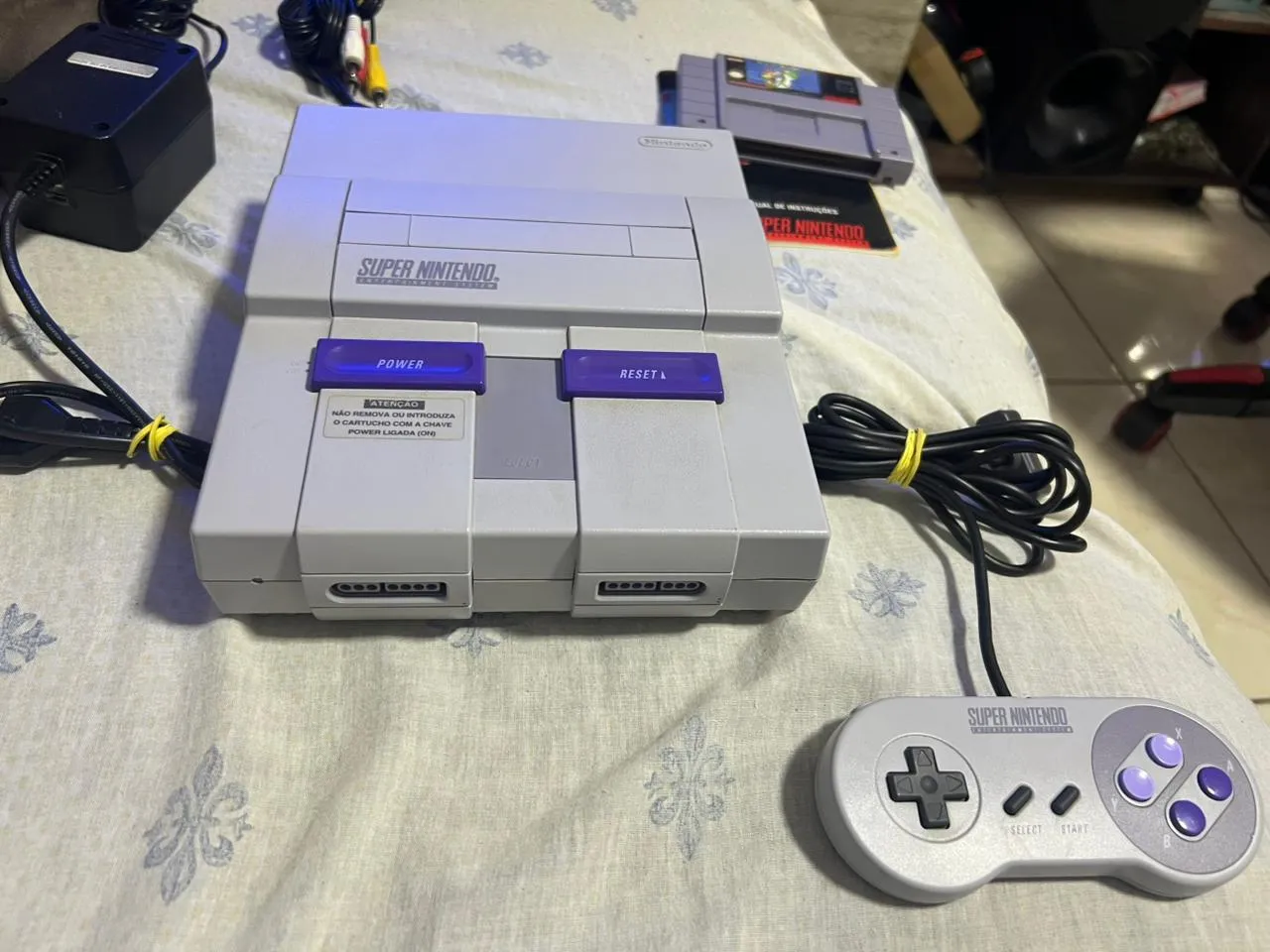 CB/ 17thiagoov /  SNES FAT+MARIO PLAYTRONIC. TOP! 549,00 SEGUIDOS DE 40,00😍
