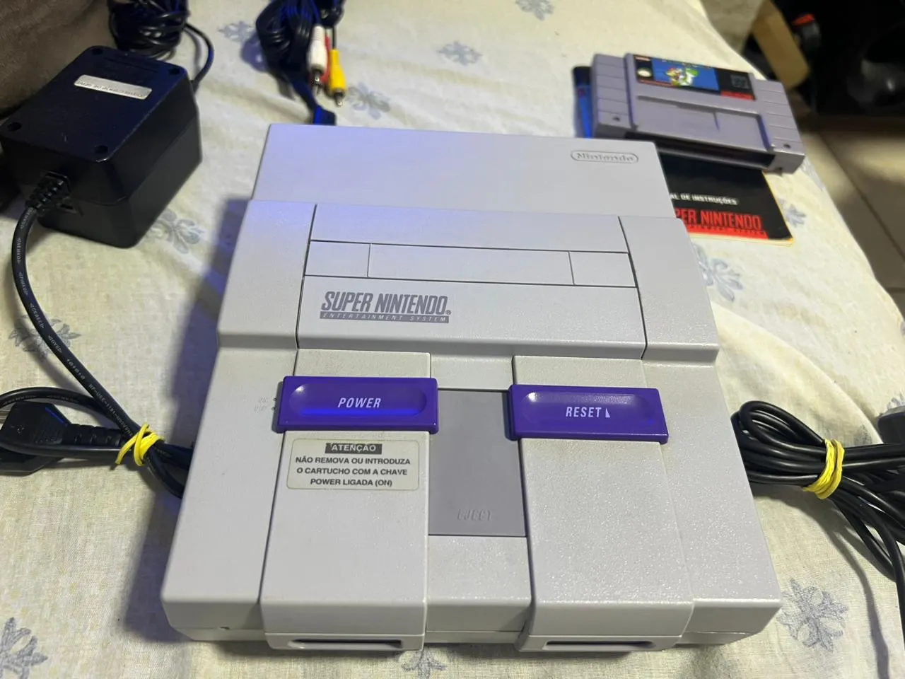 CB/ 17thiagoov /  SNES FAT+MARIO PLAYTRONIC. TOP! 549,00 SEGUIDOS DE 40,00😍