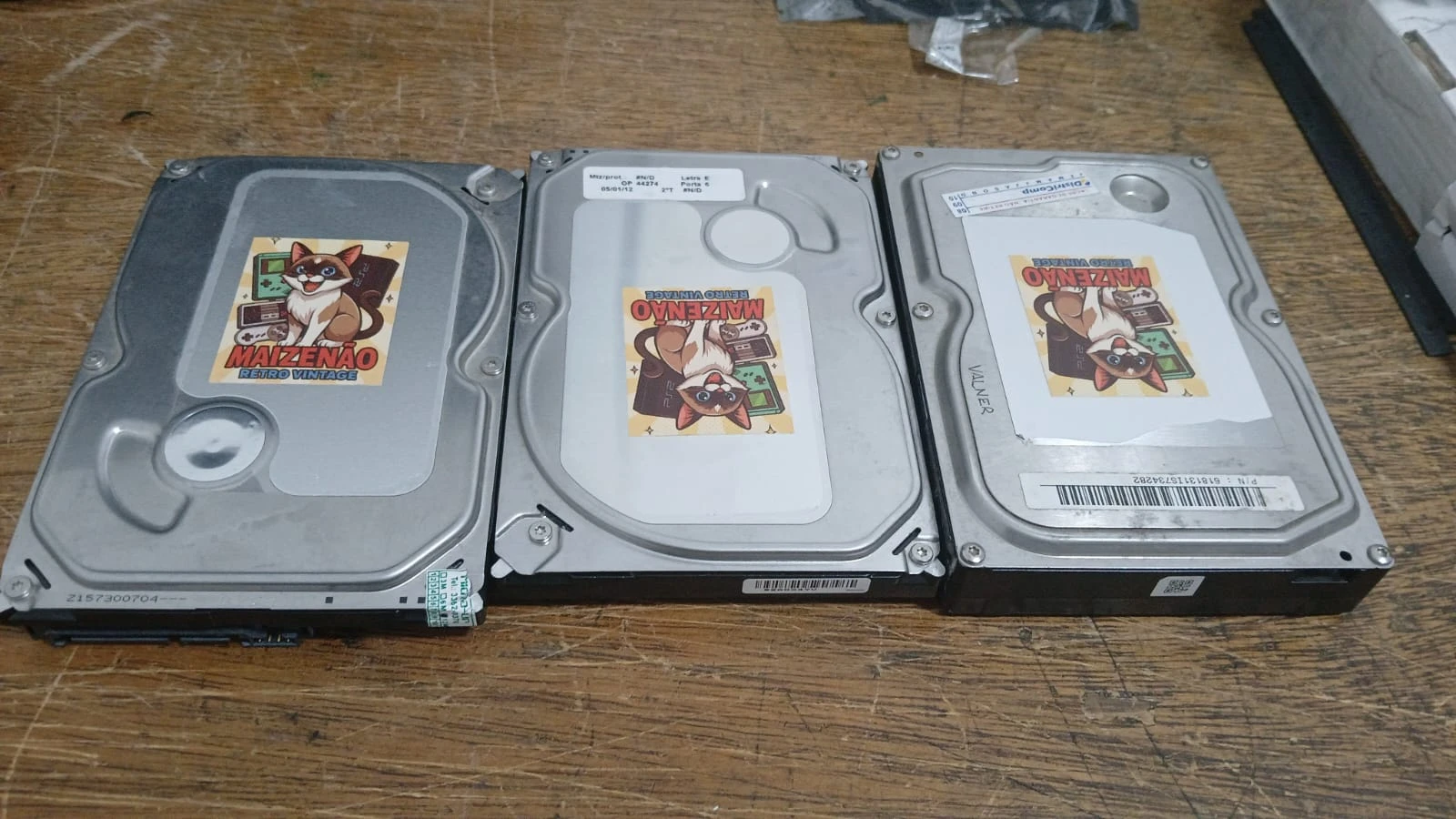 CL/ Lucas88 /3 HDS 500GB LOTADO JOGOS PS2  /😱🥳89,00 SEGUIDOS 18,00😲