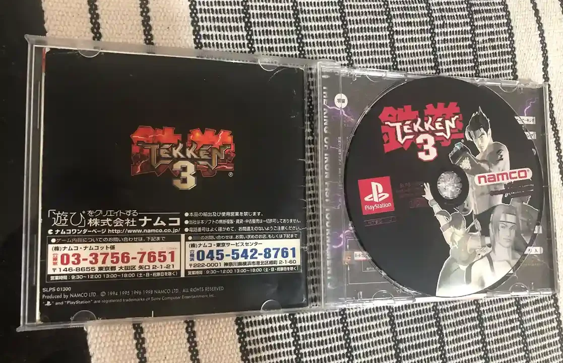 B9/TIAGO CASTILHOS/ ORIGINAL TEKKEN 3 PS1🥊 77,00 SEGUIDOS DE 12,00