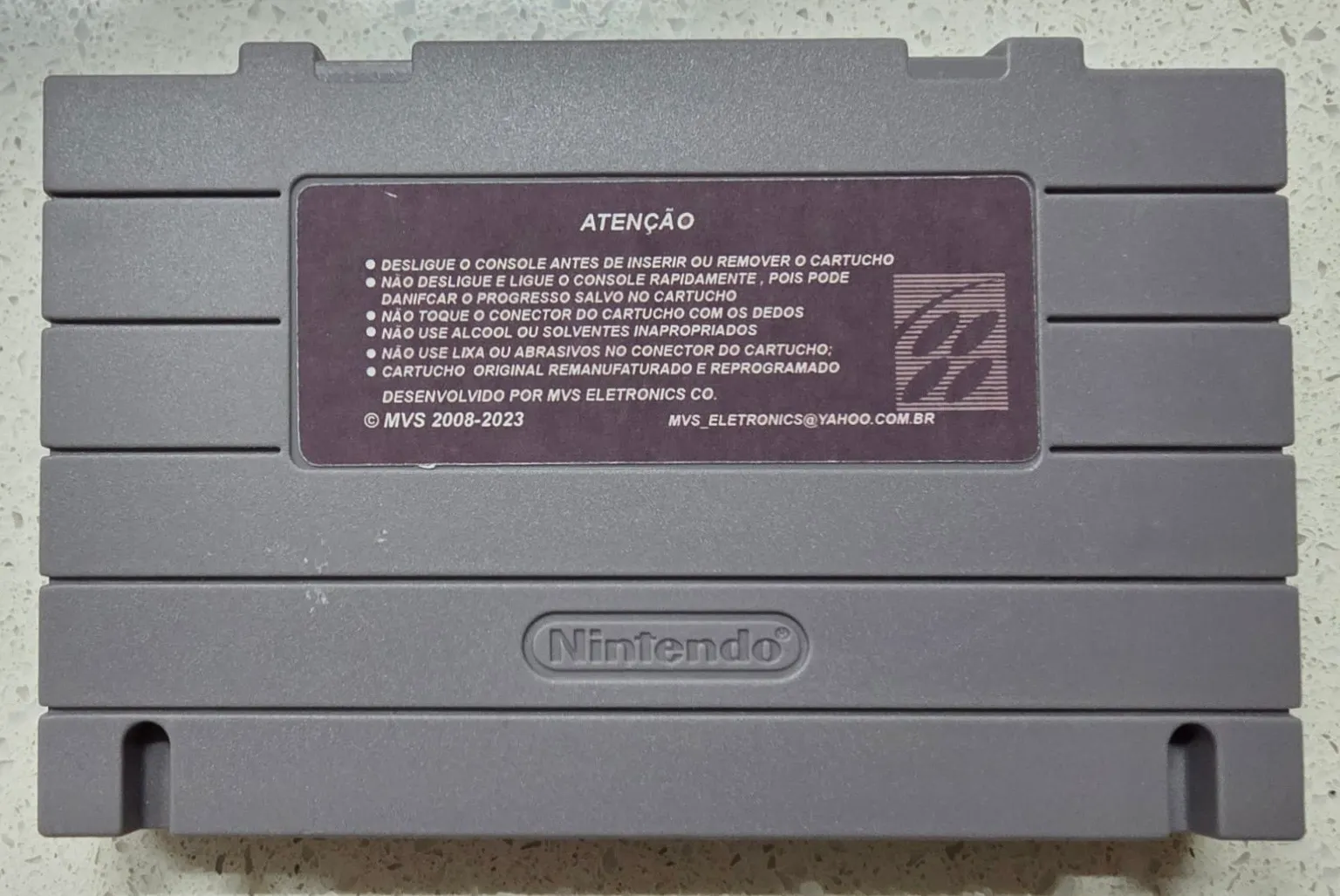 BG/ TOP! CARTUCHO TESTE SNES 40,00 SEGUIDOS DE 10,00