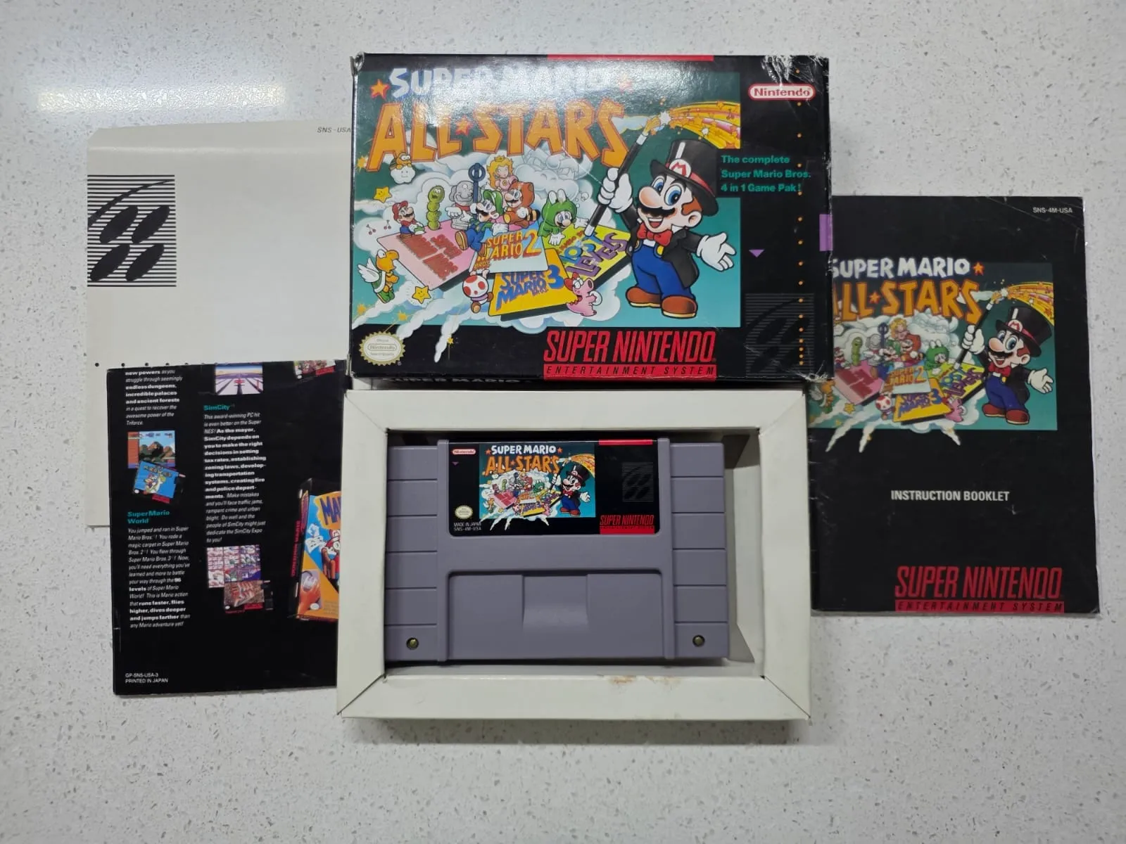 BG/ Doidao66 /100%ORIGINAL CIB. MARIO ALLSTAR 30,00 SEGUIDOS DE 30,00
