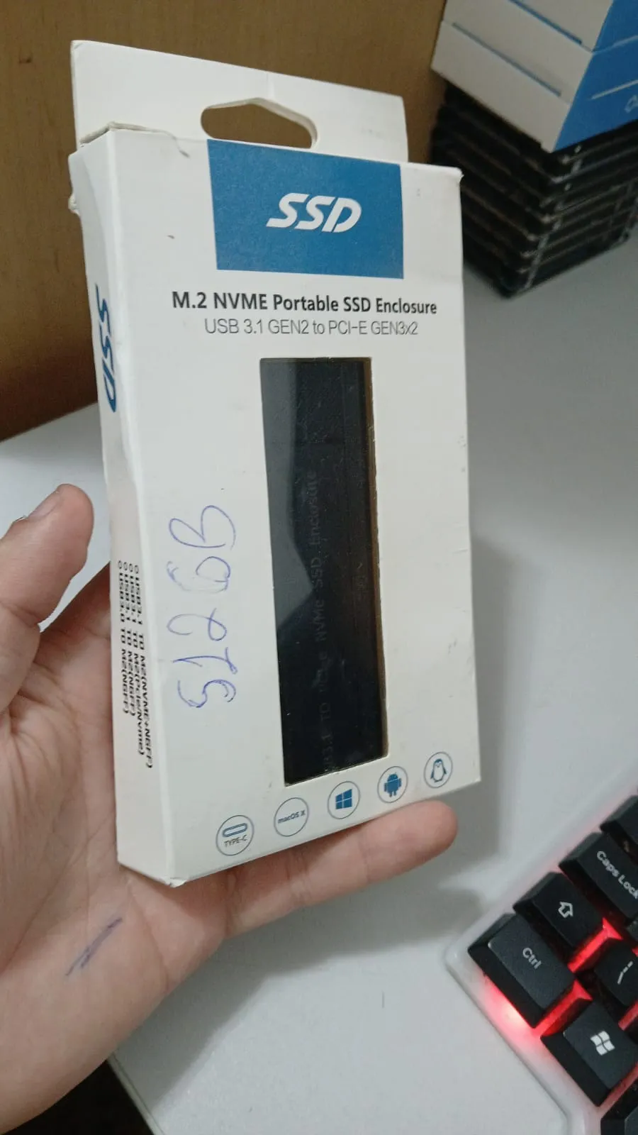 CL/ Cleber augusto santos avelino /SSD NVME 3.1 DE 512GB, 79,00 SEGUIDOS 28,00