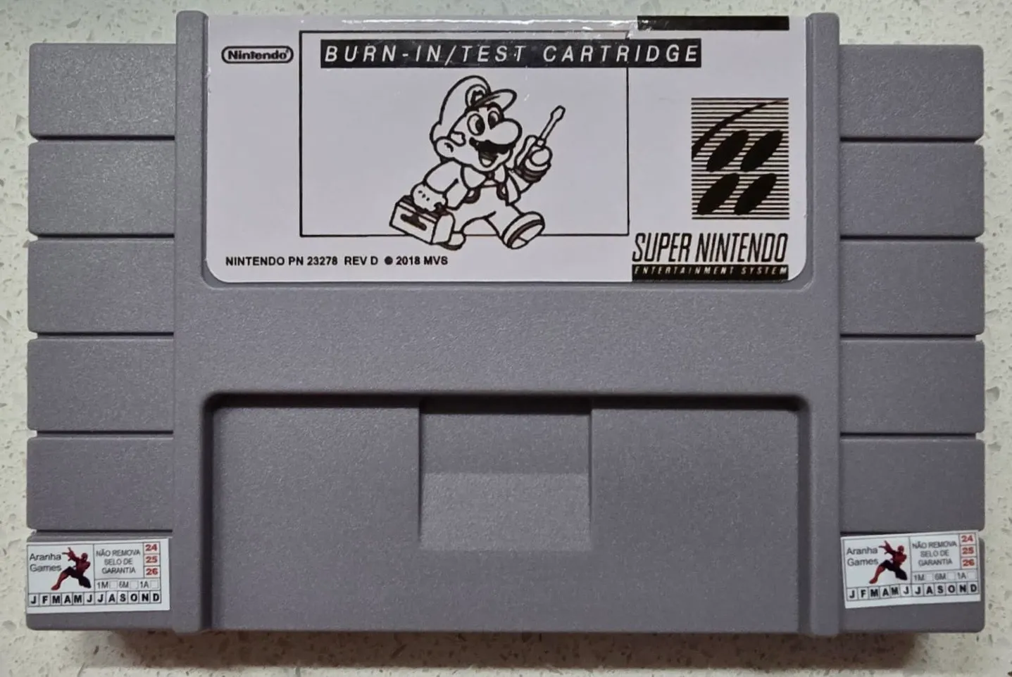 BG/ TOP! CARTUCHO TESTE SNES 40,00 SEGUIDOS DE 10,00