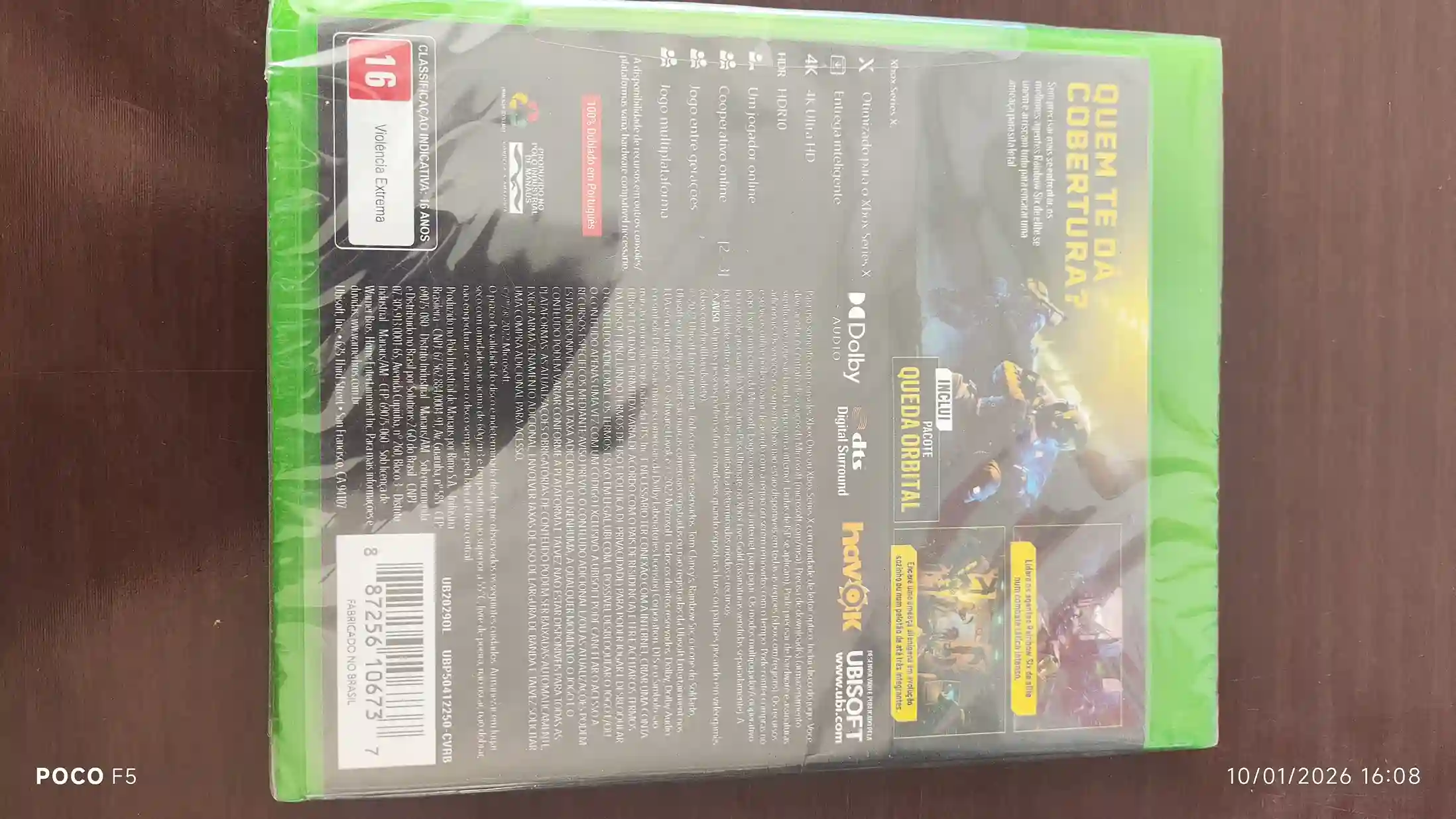 KF/ 17thiagoov/RAINBOW SIX EXTRACTION LACRADO 36,00 SEGUIDOS DE 6,00