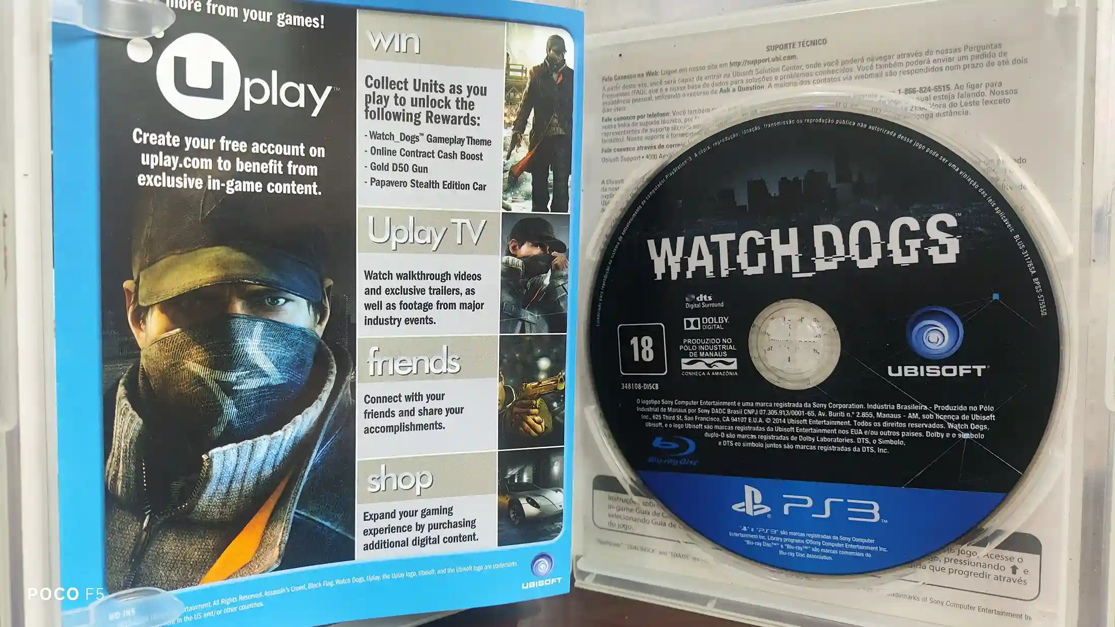 KF/ 17thiagoov/ WATCH DOGS ORIGINAL 22,00 SEGUIDOS DE 6,00