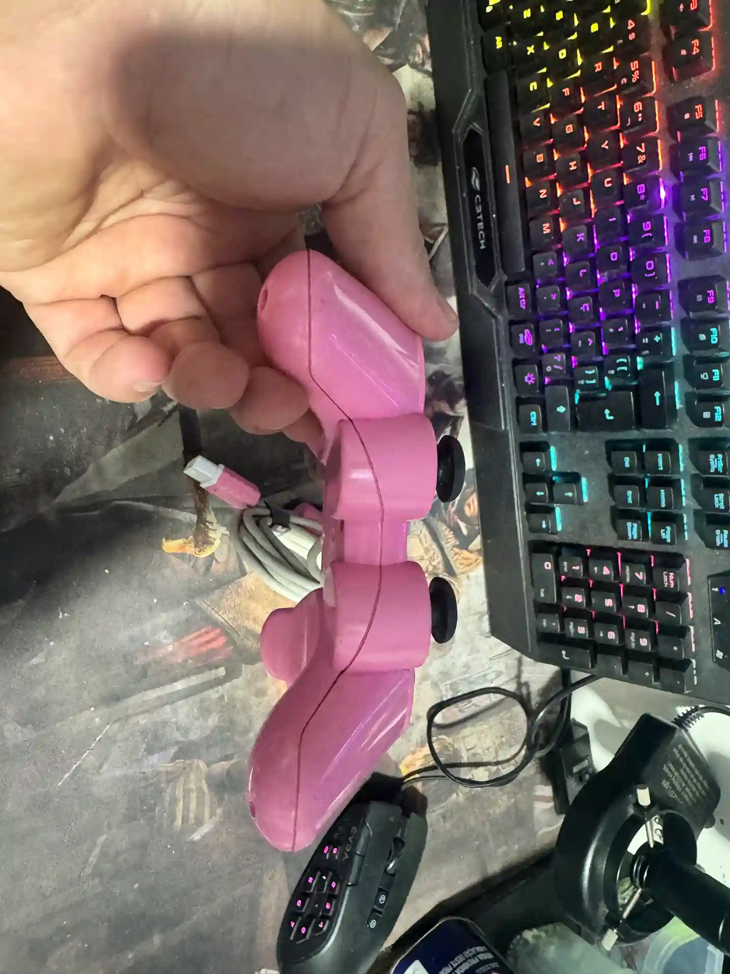 RL/ 17thiagoov /😱LINDO CONTROLE PS2 ROSA ORIGINAL 59,00 SEGUIDOS DE 11,00