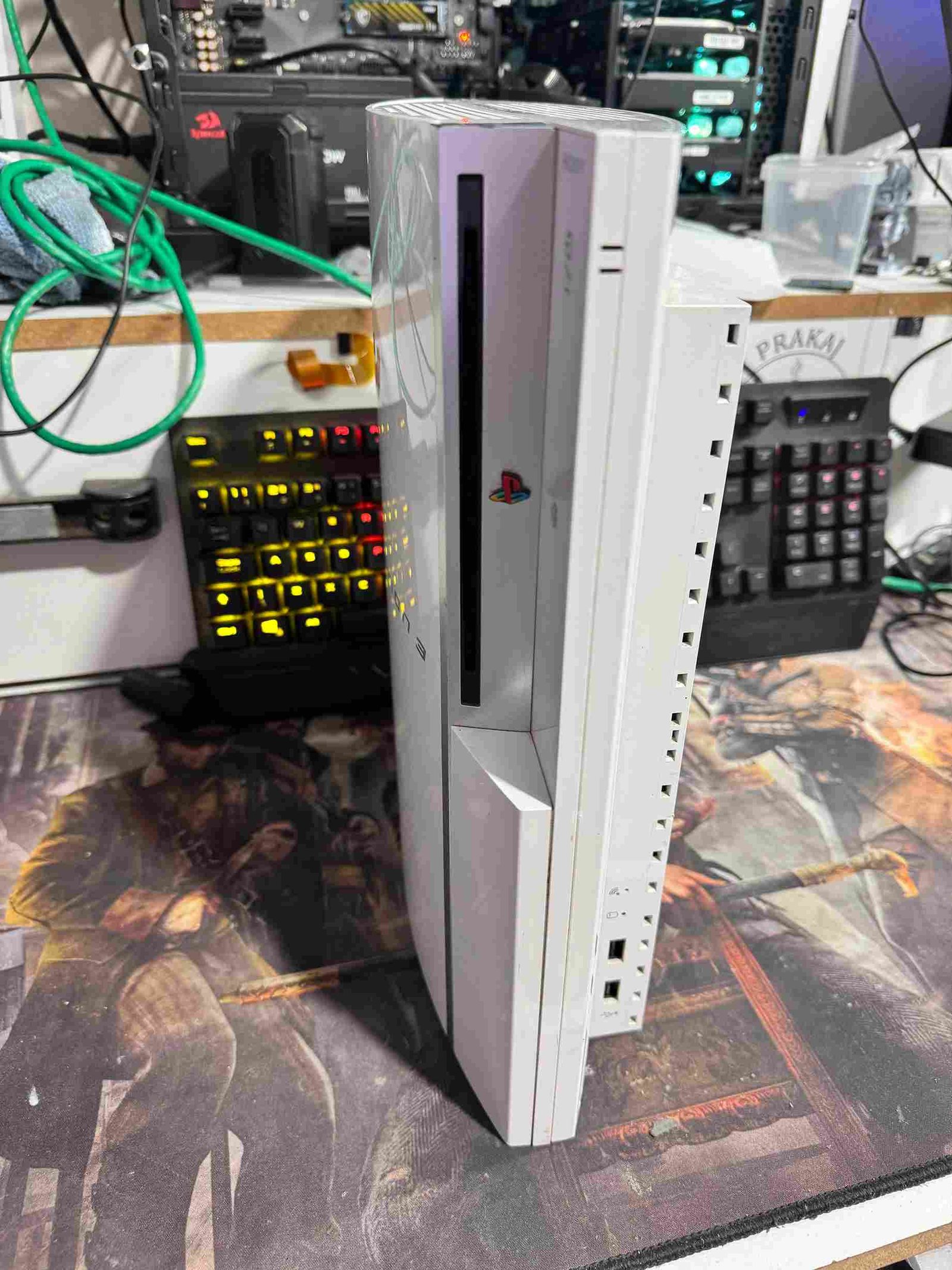 RL/ LINDO PS3 FAT WHITE! REBUG 4.92, 99,00 SEGUIDOS DE 41,00