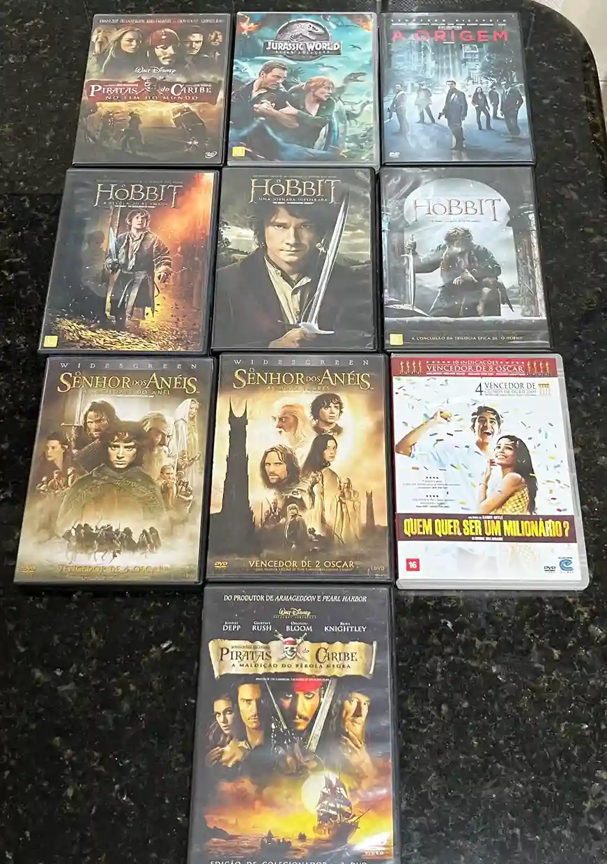 RA/ LOTE3 1O FILMES! ORIGINAIS! 30,00 SEGUIDOS DE 5,00