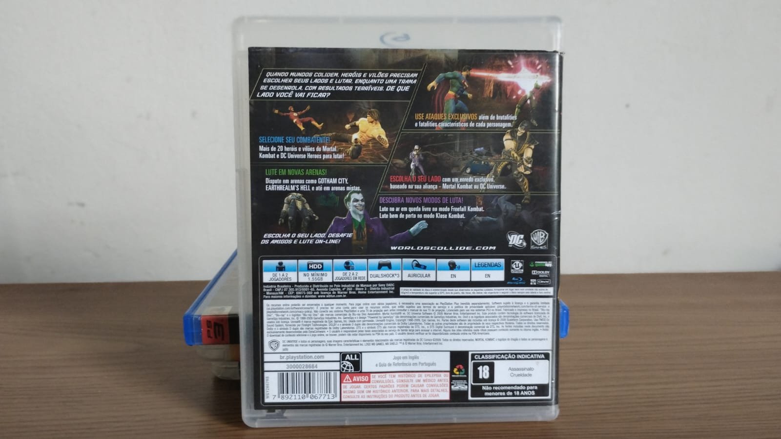 FH/ Jose Cilmar / ORIGINAL PS3 MK Vs DC 29,00 SEGUIDOS DE 3,00