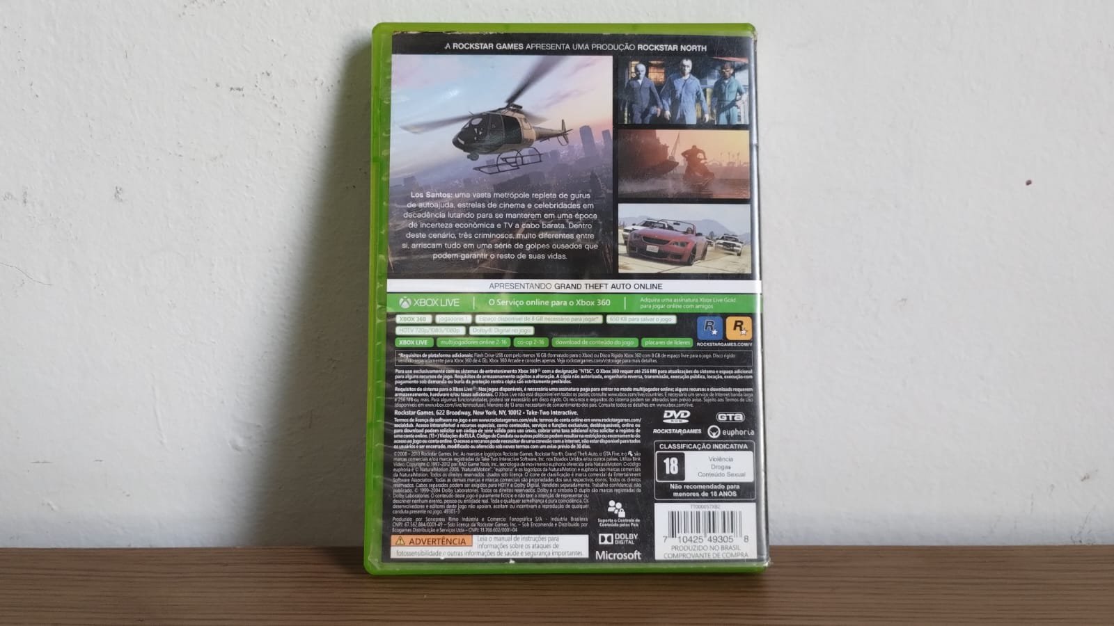 FH/ 17thiagoov / ORIGINAL GTA 5 XBOX 360 29,00 SEGUIDOS DE 5,00