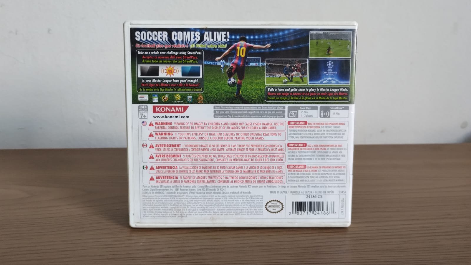 FH/ Erick Torres / ORIGINAL PES 2011 3DS 39,00 SEGUIDOS DE 5,00